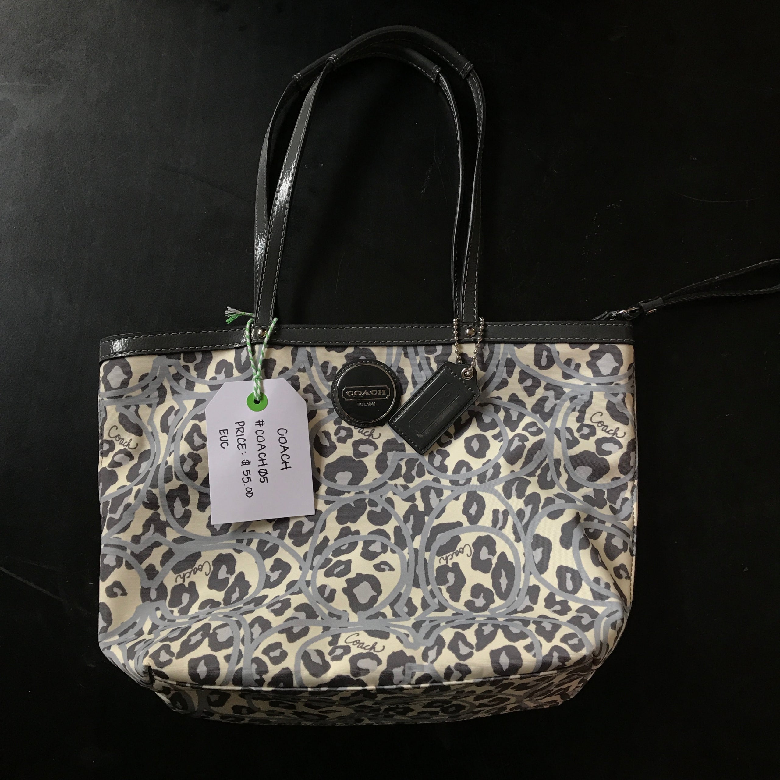 Coach Outlet Anna Foldover Clutch Crossbody With Leopard Print And  Signature Canvas | Lyst